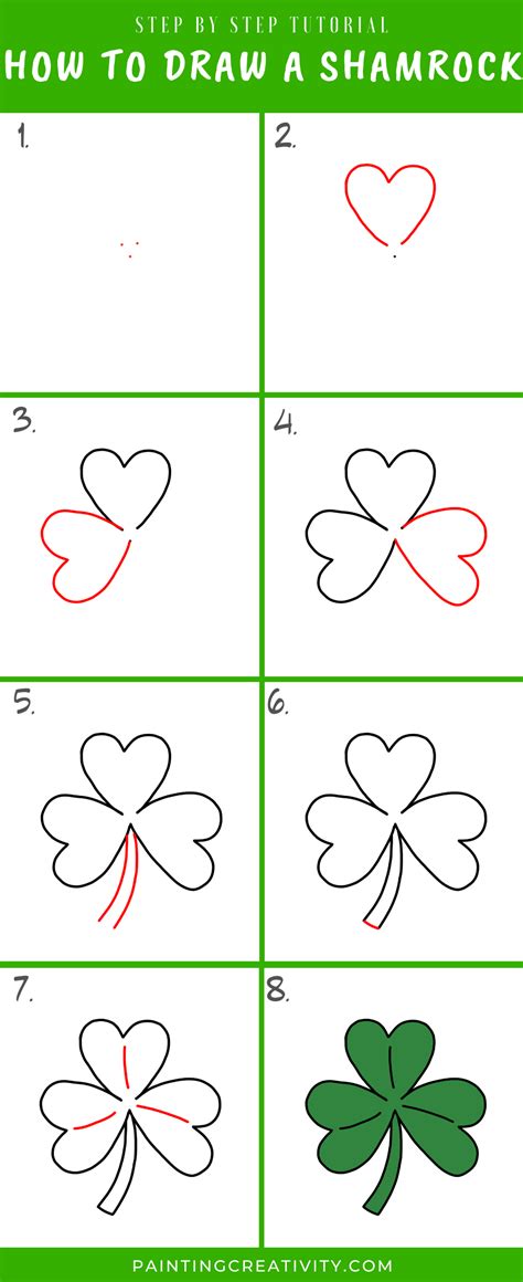 How To Draw A Shamrock Doodle Art For Beginners Art Drawings For