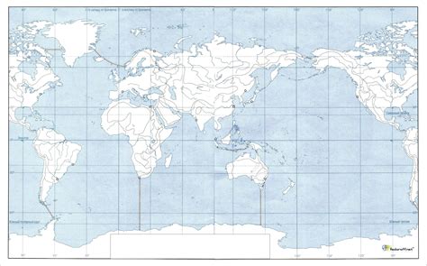 Контурная карта мира на 2 листах A4 распечатать