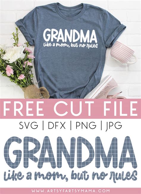 Grandmother Svg Grandma Tshirt Svg Vector Png Clipart File Grandma My