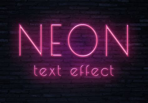 Neon Text Effect3 Free Photoshop Brushes At Brusheezy