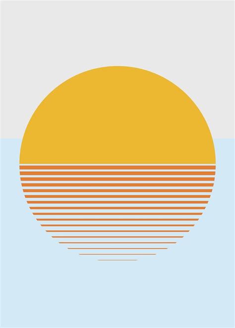 Sunset Aesthetic Background Vector In Orange Free Vector Rawpixel