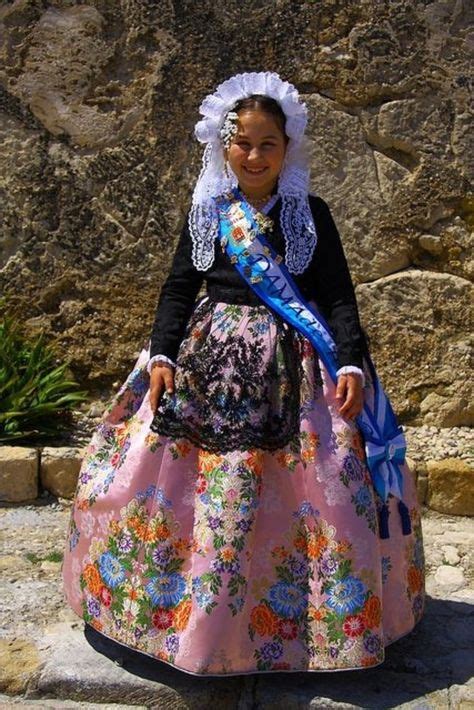 Spain Lace Is An Important Component In The Traditional Costumes Of