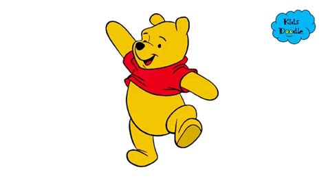 How To Draw Pooh Just Head Disney Character Drawings Bear Sketch
