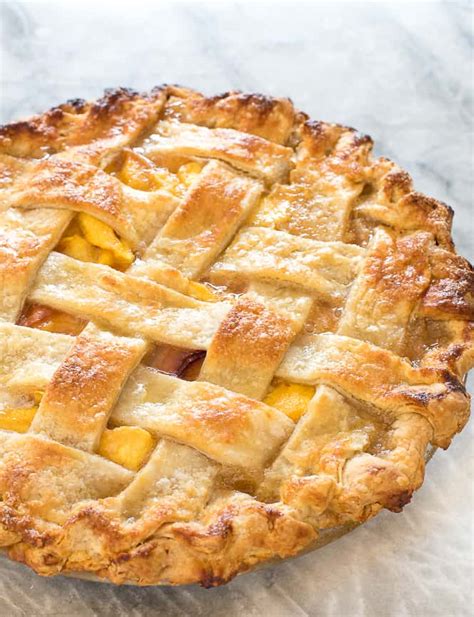 The Best Homemade Peach Pie The Recipe Critic