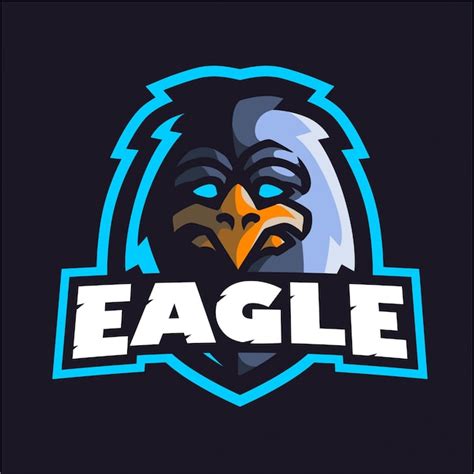 Premium Vector Eagle Mascot Gaming Logo