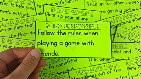 Teaching Responsibility In The Classroom An Important Task Lesson