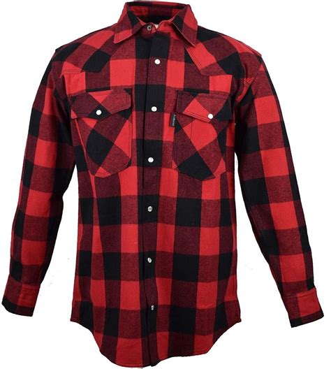 Five Brother Mens Heavyweight Regular Fit Western Flannel