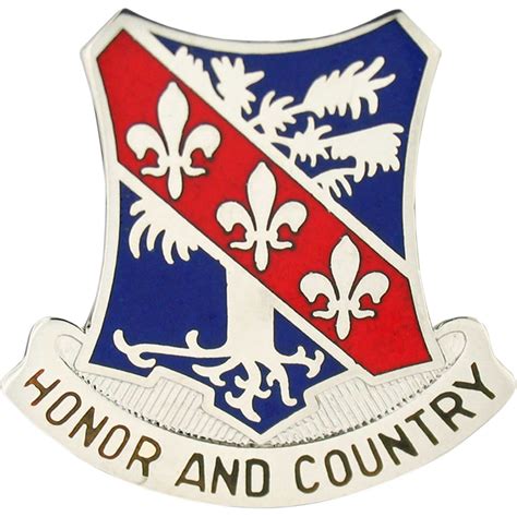 Army International Guard 327th Infantry Regiment Crest Infantry Unit