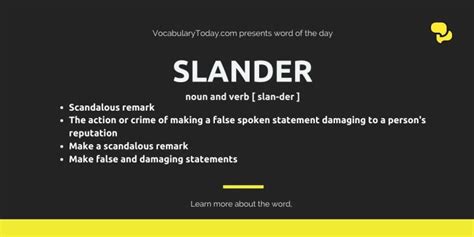 Slander Meaning Usage Quotes And Social Examples