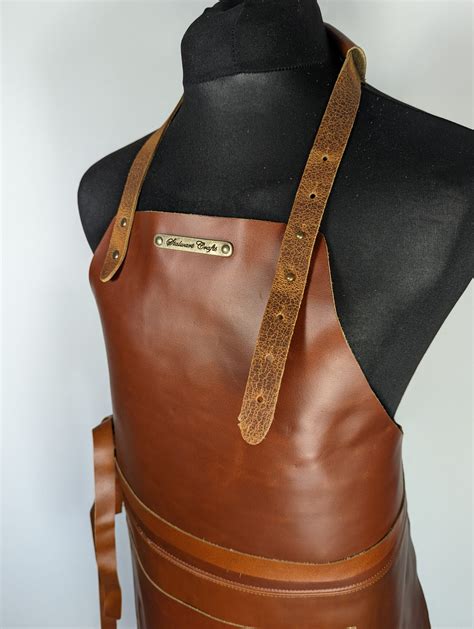 Xl Classic Apron Rustic Leather Bbq Apron Stalwart Crafts Us