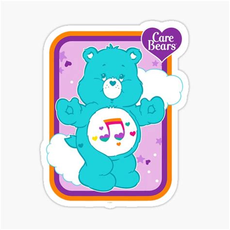 Care Bears Heartsong Bear Sticker For Sale By Thunderouswater Redbubble