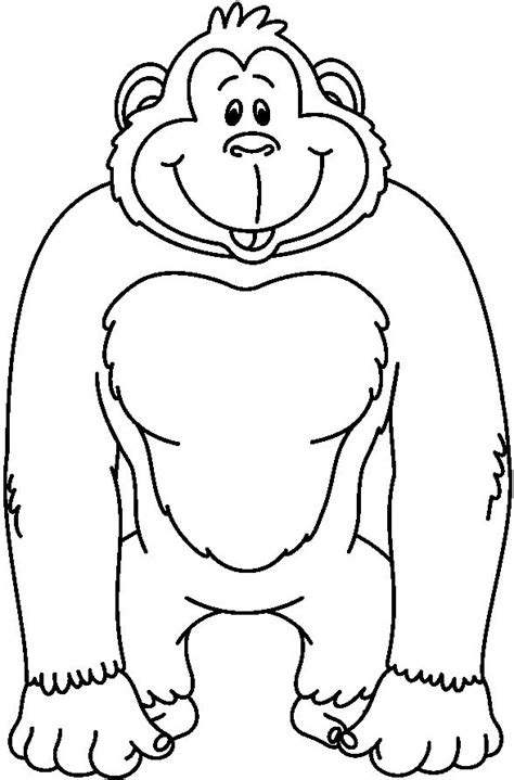 RECURSOS y ACTIVIDADES para Educación Infantil Dibujos para colorear MONO