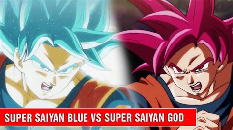 Super Saiyan God Vs Super Saiyan Blue Kết Quả Cuối Cùng Youtube
