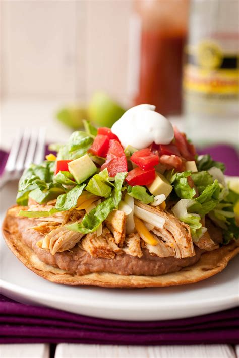 How To Make Mexican Tostadas Chicken