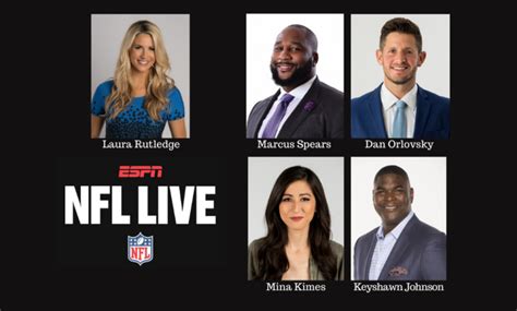 Espn To Relaunch Nfl Live In August With New Host Laura Rutledge And