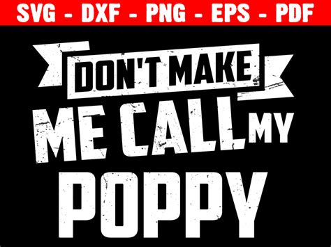 Poppy Svg T For Poppy Png My Favorite People Call Me Poppy Svg