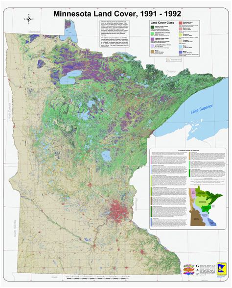 State Of Minnesota Road Map Island Maps