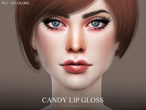 The Sims Resource Candy Lip Gloss N12