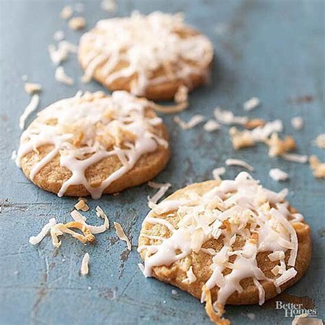 Combine 1 cup confectioner's sugar, 2 tbsp. Coconut Spritz Cookies | Recipe in 2020 | Spritz cookies, Cookies, Holiday cookie recipes