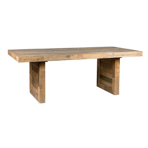 Kosas Home Norman Reclaimed Pine Extendable Dining Table AptDeco