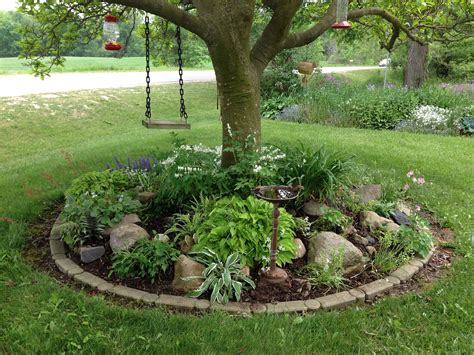 Front Yard Landscaping Ideas Landscaping Around Trees With Rocks