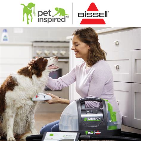 Bissell BarkBath Portable Dog Bath & Grooming System 1844 1844A