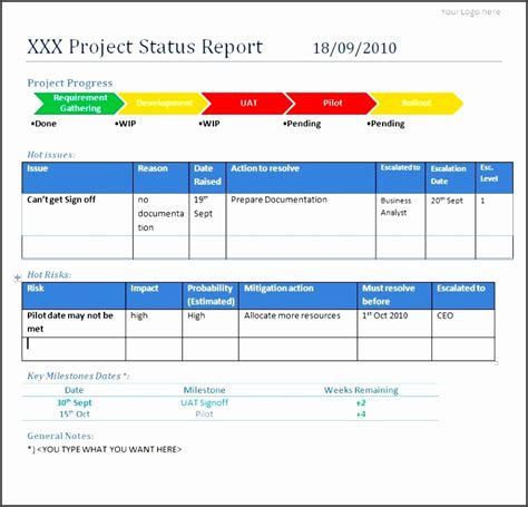 10 Weekly Report Templates Sampletemplatess Sampletemplatess