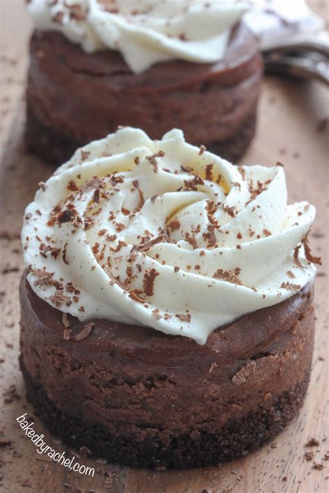Make them last with meringue powder. Mini Bailey's Chocolate Cheesecakes with Bailey's Whipped ...