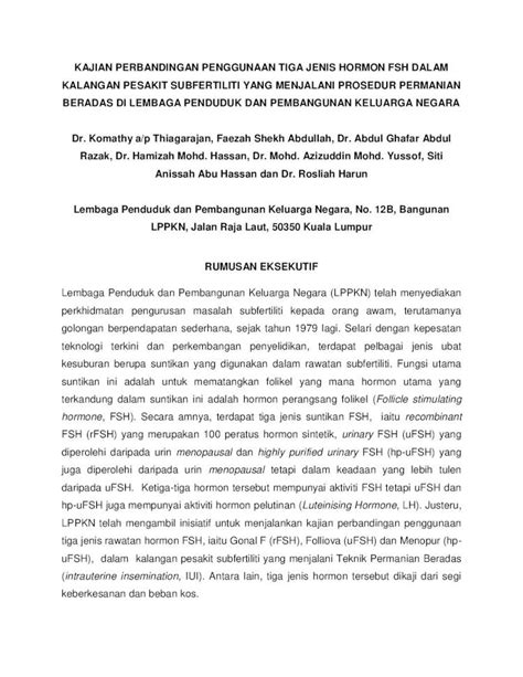 (PDF) KAJIAN PERBANDINGAN PENGGUNAAN TIGA JENIS HORMON