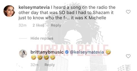 Love And Hip Hop Hollywood Star Brittany B Drags K Michelle