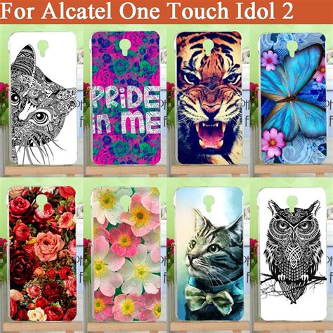 Cute Fashion Style Painting Diy Pattern Cell Phone Case For Alcatel One