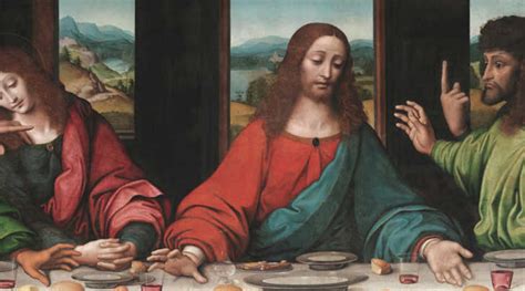 Jesus Christ The Last Supper Painting By Giampietrino After Leonardo