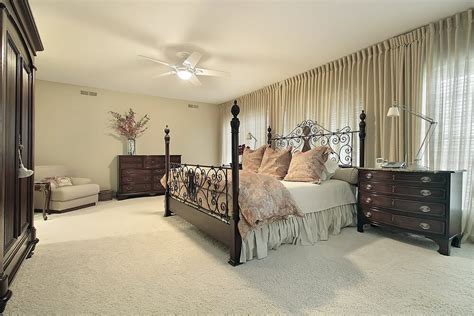 The benches are from the 1960s, the light fixture is by c. 43 Spacious Master Bedroom Designs with Luxury Bedroom Furniture