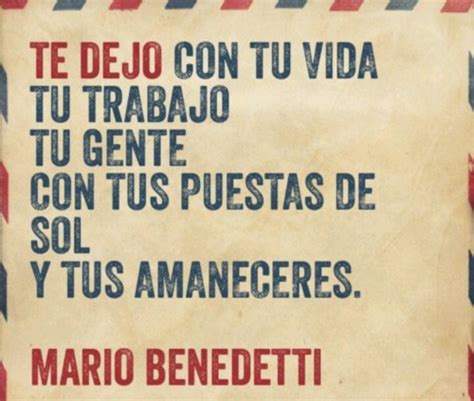 Mario Benedetti Poemas Frases Y Cuentos En 32 Imágenes