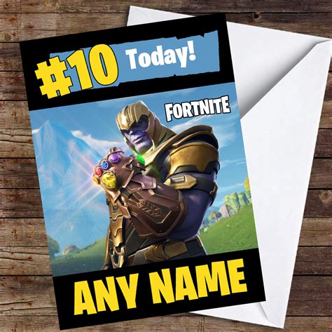 Fortnite Birthday Cards Printable Printable Templates