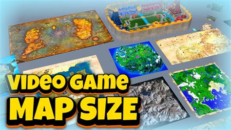 🎮 Video Game Maps Size Comparison 2023 Real Scale🕹 Youtube