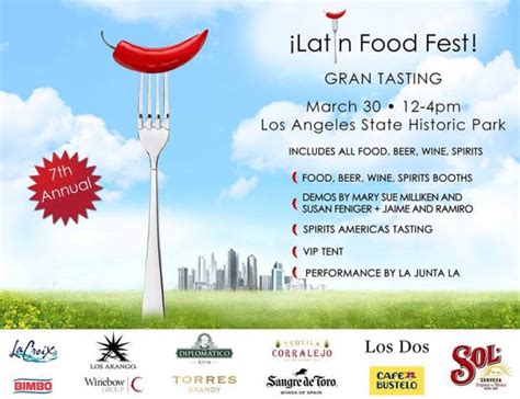 7th Annual Latin Food Fest La La Junta Los Angeles