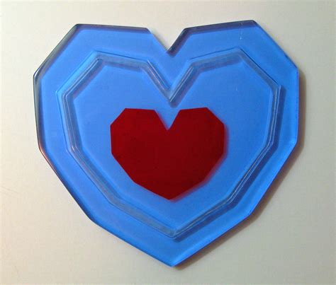 Legend Of Zelda Heart Container Coaster Etsy