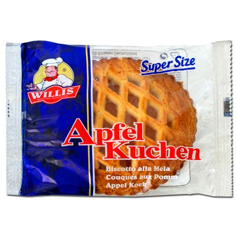 Der kuchen ist nicht besonders süss, wer mehr süsse möchte, kann zusätzlich noch etwas zimtzucker über den rhabarber streuen. Willis Apfel Kuchen, Gebäck, 24 Stück Gebäck Kuchen