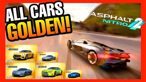 Asphalt Nitro All Cars Golden Asphalt Nitro Beta Completed Gameplay Youtube