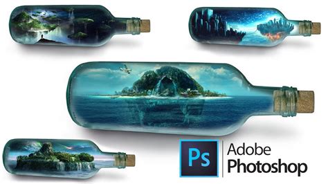 The Bottle Manipulation In Photoshop Photoshop Tutorial