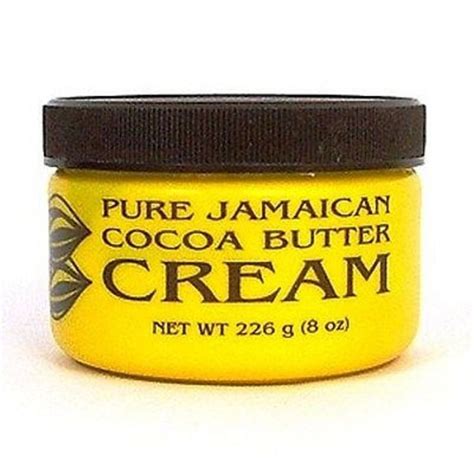 Pure Jamaican Cocoa Butter Skin Cream Moisturizing Body Stretch Marks Lotion 8oz Purejamaican