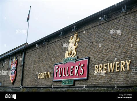 A General View Of The Fullers Brewery In Chiswick West London Fuller