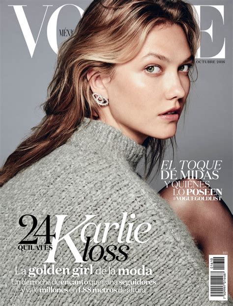 Karlie Kloss Poses In Understated Glamour For Vogue Mexico Fashion