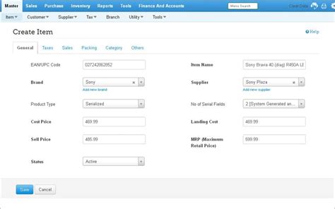 Visual Tour Of Online Pos Software Screenshotsbillingreportsaccounting