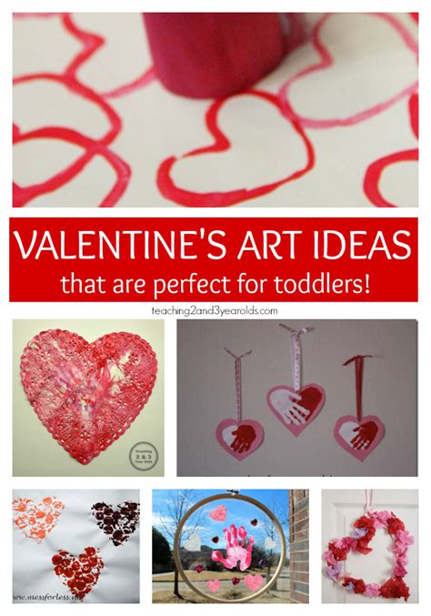 Any toddler will love gathering up all your loose yarn to create an awesome yarn heart! Toddler Valentine Crafts