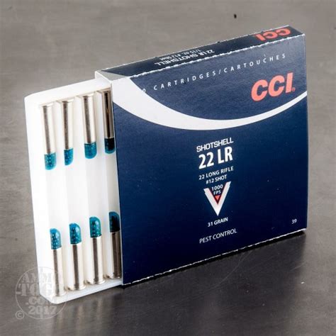 22 Long Rifle Lr Ammo 20 Rounds Of 31 Grain 12 Shot By Cci