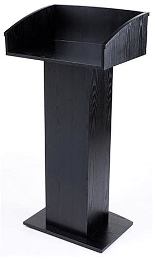Simple smoked gray acrylic top surface pulpit lectern steel poles acrylic pulpit lectern steel poles lectern smoked gray lectern overall size: Each Black Wooden Lectern Stand Natural Grain Finish Fits ...