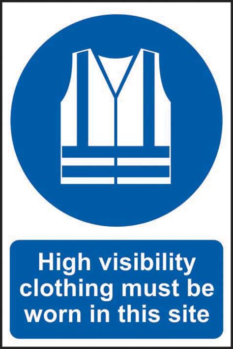 Ppe And Mandatory Signs Blue And White Uk Safety Signs