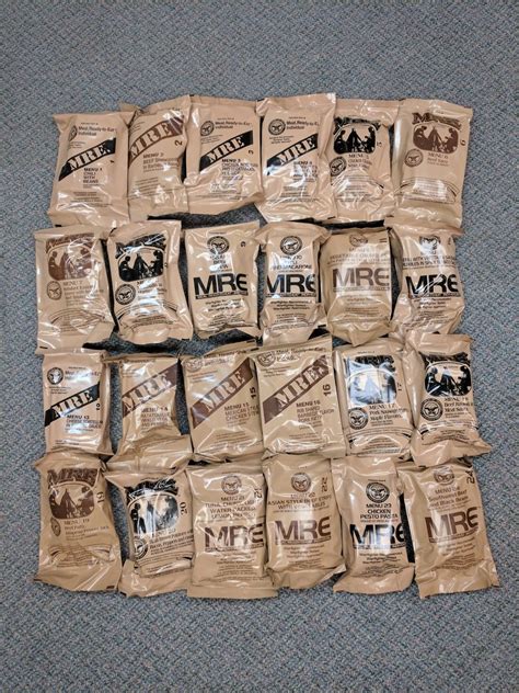 One Food Ration Mre Meal Military Army Emergency 2018 Insp Dates Food